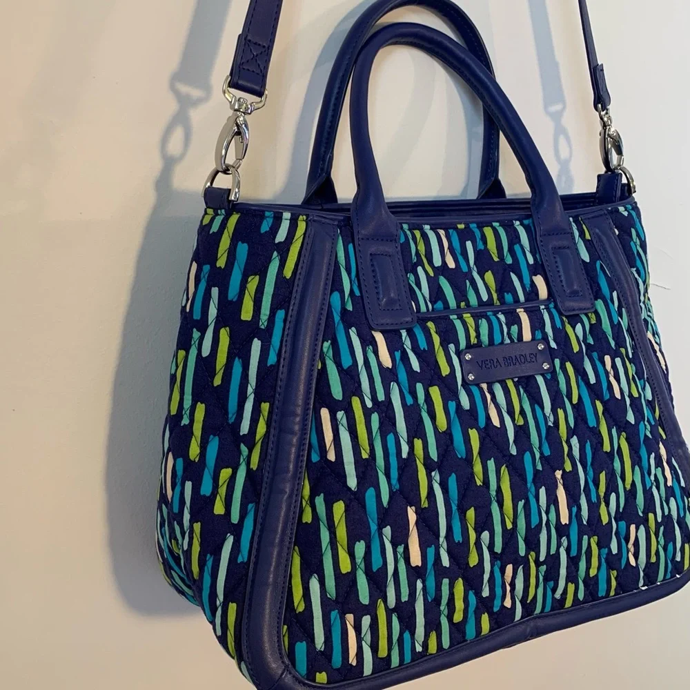 Vera Bradley Trapeze Katalina Satchel Convert Crossbody Bag